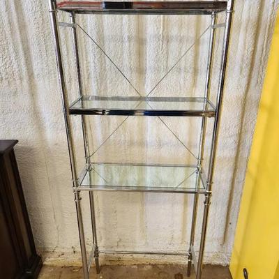 Chrome And Glass Bath Shelf