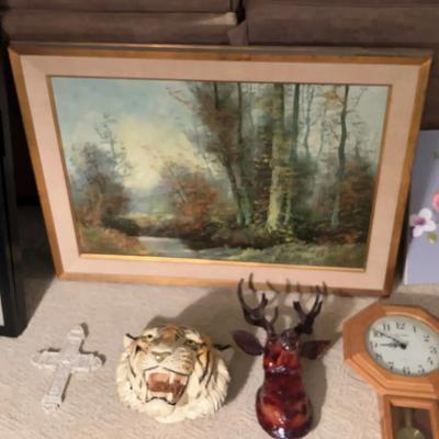 Exciting Wall Art And Mirror With Built-In Storage!