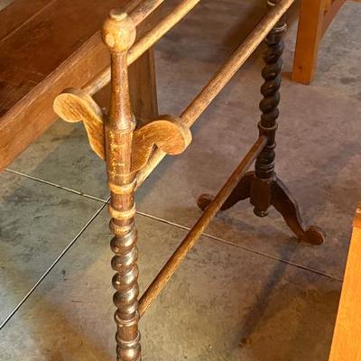 Antique quilt or textile display stand