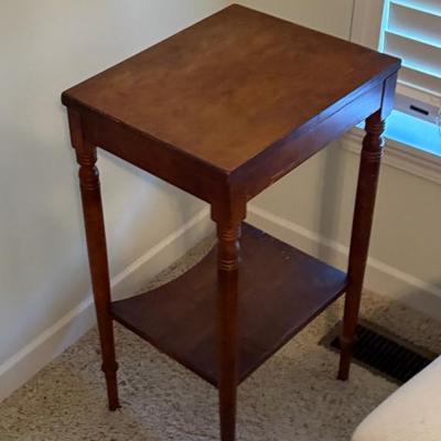 Two-Tier Wooden Side Table