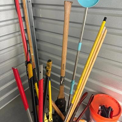Large Mixed Tool Lot: Yard, Hand & Construction Tools (Assorted)