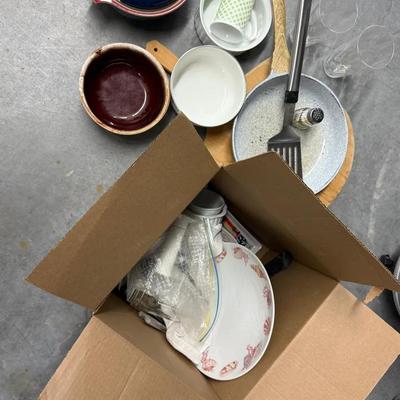 Assorted Kitchenware and Serving Lot