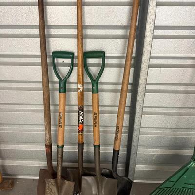 Garden Tools Lot: Assorted Shovels & Spades (Ames & Truper)