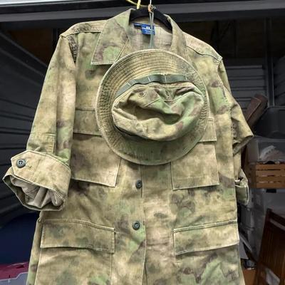 Propper Military Camouflage Field Jacket Pants and Matching Boonie Hat Set Size Medium Regular
