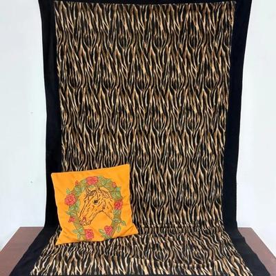 Wild Elegance Blanket & Horse Pillow