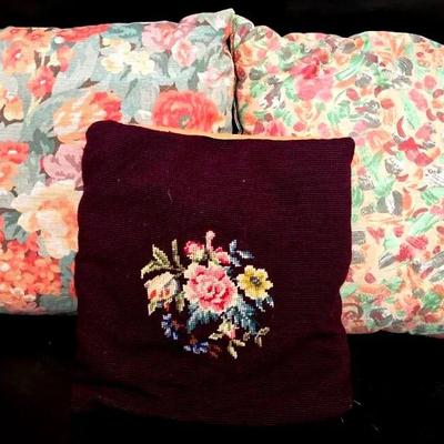 Cottage-Core Inspired Floral Throw Pillow Set