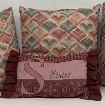 A Touch of Pink Throw Pillows