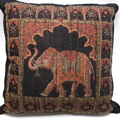 Exotic Elephant Decorative Pillow