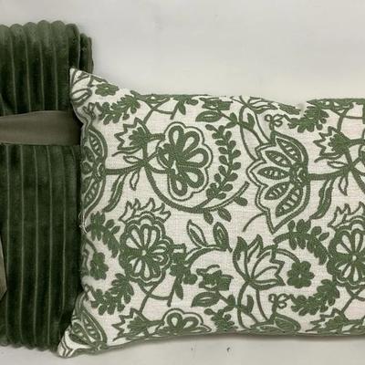 “Darsee & David” Throw & Decorative Pillow