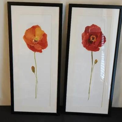 Home Poppy Pop Flower Wall Art 