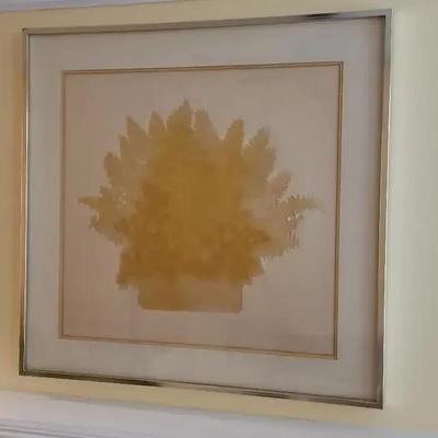 Fancy Ferns Collagraph 74/175 By Richard Casey