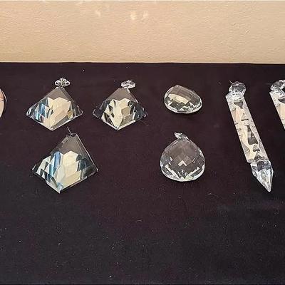 Vintage Or Antique Crystal Chandler Prisms 