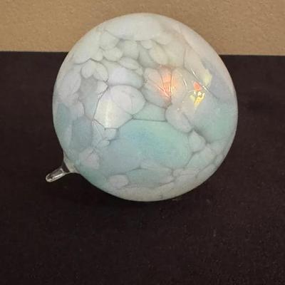 Hand Blown Glass Ornament 
