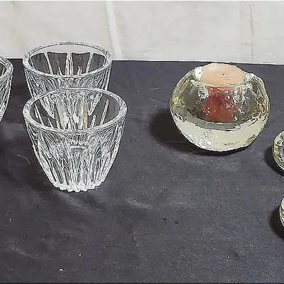 Small Glass Candle Decor 
