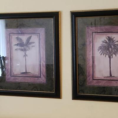 Palm Tree Art Lot 