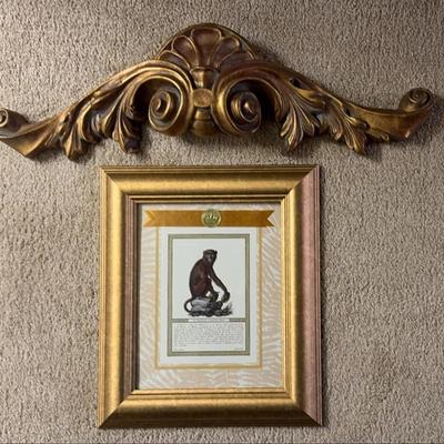 Gold Colored Wall Decor