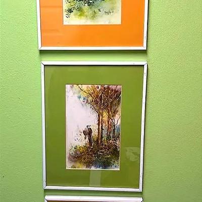 Framed Rural Scenes (3) Signed by Stockstill ‘74