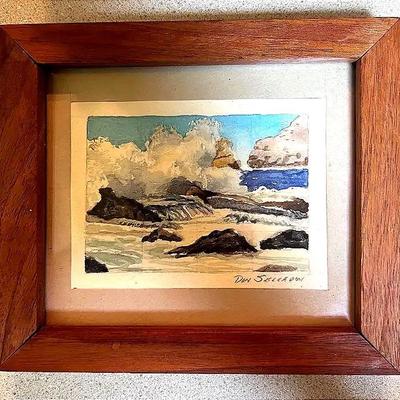 Framed Painting “Big One” Signed by Don Selchow