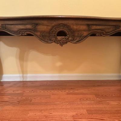French Provisional Style Walnut Console Table