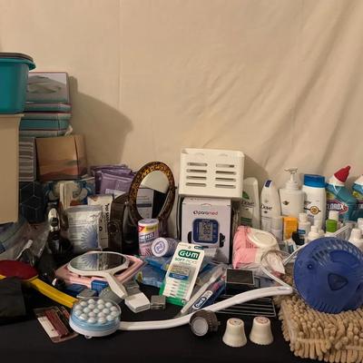 Huge Mystery Lot Of Bathroom Supplies 