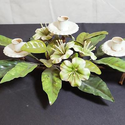 Metal Flower Candle Holder 