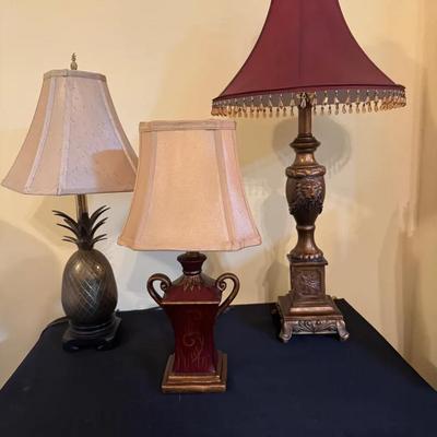 Three Beautiful Lamps