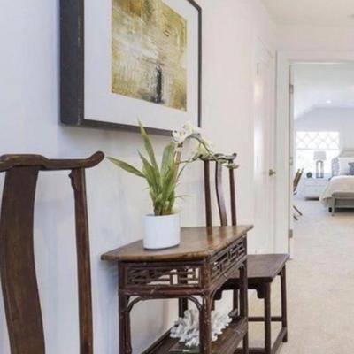 Sale Photo Thumbnail #139:  Antique Asian  chair  set