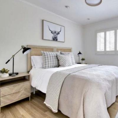 Sale Photo Thumbnail #123: bleached wood night end tables