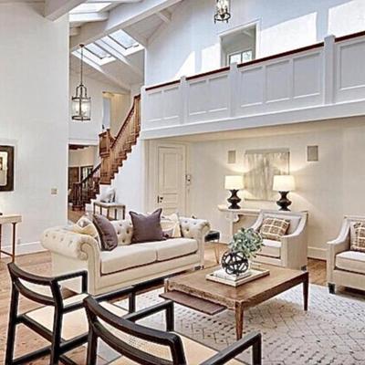 Sale Photo Thumbnail #44: -  Classic Luxe Linen club chairs (qty2)
- Crate Barrel coffee table 60”
