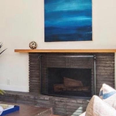 Sale Photo Thumbnail #262: - Art- Minimal Water 38 sqx 2”deep   oil on wood