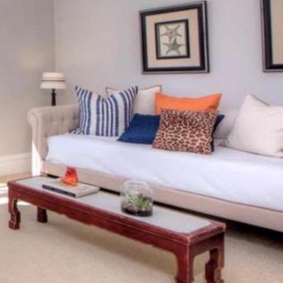 Sale Photo Thumbnail #200: -Antique red bench 