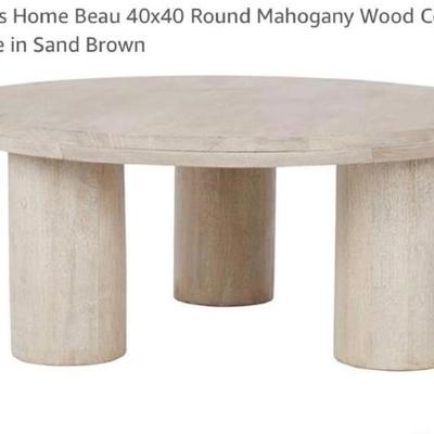 Sale Photo Thumbnail #24:  Kosa coffee table 40” (Qty 2 total) 