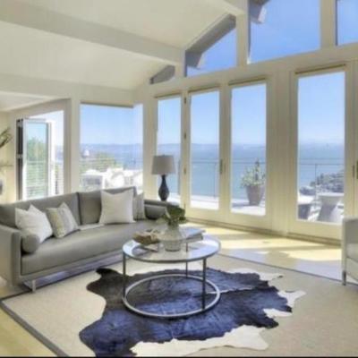 Sale Photo Thumbnail #187: Cow hide in gray