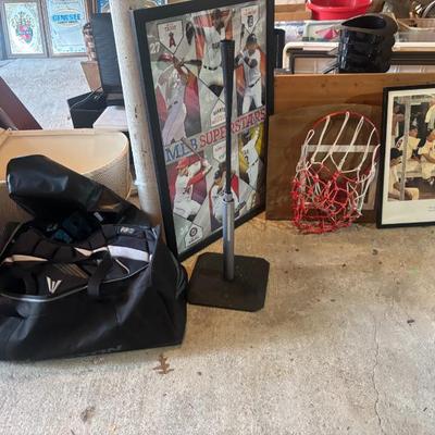 Sale Photo Thumbnail #24: Sports fans, kids new catcher's gear, tee, and other equipment