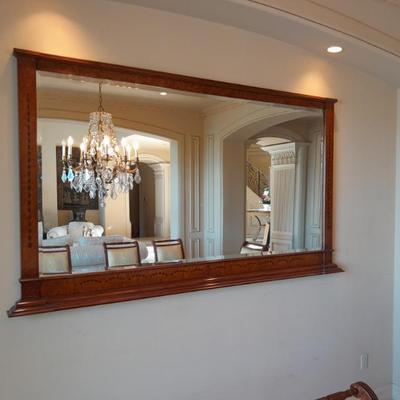 Large beveled mirror $295