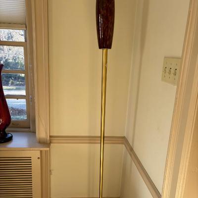 Sale Photo Thumbnail #83: Pair of German glass floor lamps