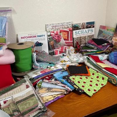 Quilting Fabrics, Fat Quarters, Pre-cuts, Scraps And Strips! 