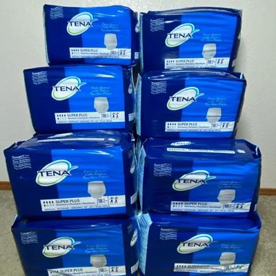 TENA Super Plus Incontinence Pads Lot – Medium, New/Sealed