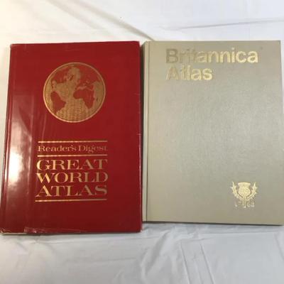 Britannia Atlas & Readers Digest Great World Atlas 1963