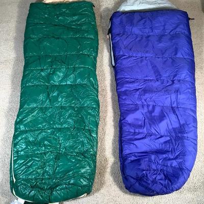 2 Coleman Synthetic-Fill Sleeping Bags – Mixed Styles