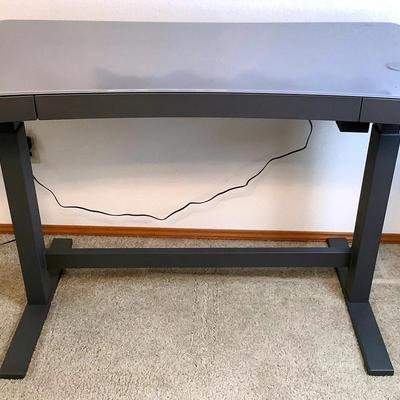 Electric Adjustable Height Desk with Drawer & USB Charging