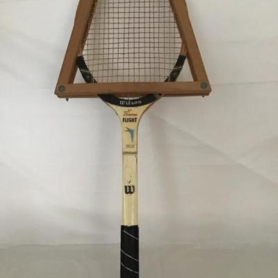 Wilson “Flight” Vintage Tennis Racket with Wood Racket Press