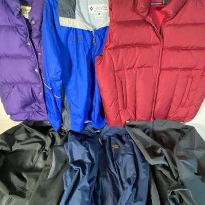 Mixed Brand Outdoor Jackets & Vests Clothing Lot – Columbia, L.L. Bean & More – Cold Weather Outerwe