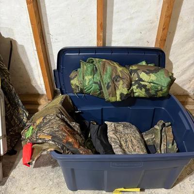 Hunting Outerwear Gear Lot – Primos Pack Vest, Camo Jackets, Pants & Insulated Cold-Weather Clothing