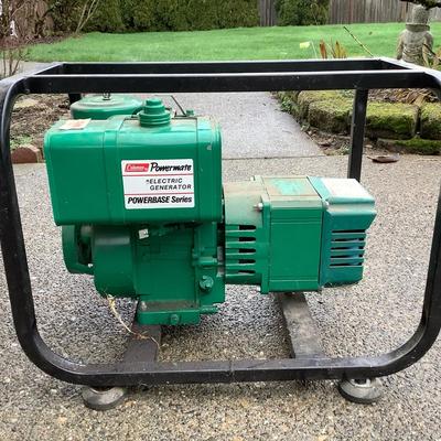 Coleman Powermate 8 HP Portable Generator – Open Frame Gas Powered Unit