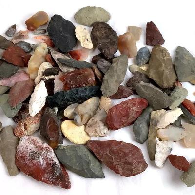 Mixed Lot of Stone Points & Shaped Rocks