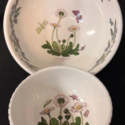 Portmeinion Botanic Garden Small And Large Bowls 