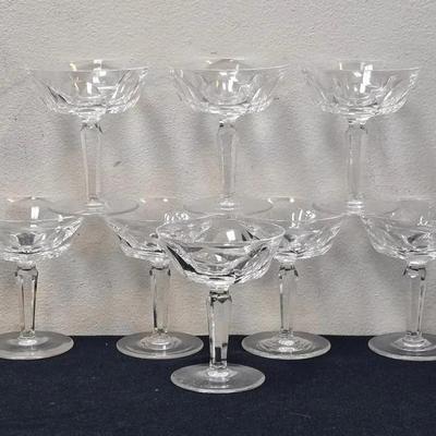Vintage WATERFORD Crystal Stem Sheila Sherbert/Champagne Glasses