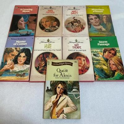 Harlequin Romance Paperbacks, Vintage 1970s, 9 Titles