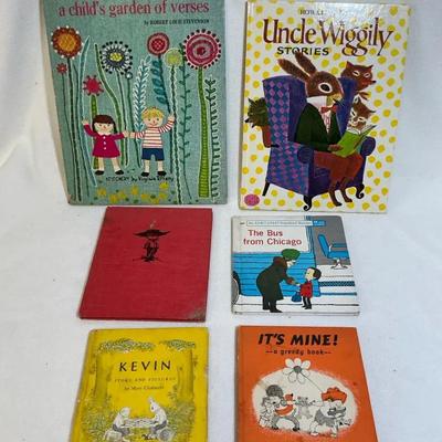 Children’s Books, Vintage 1950s To 1960s, HB, 6 Pcs